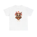 Aries zodiac t-shirt back view, plain solid color