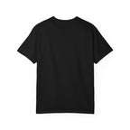 Woman wearing As Long As The Dog Lives custom name T-shirt - lifestyle photo