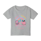 Back to School Looking Cool toddler tee - royal blue back view