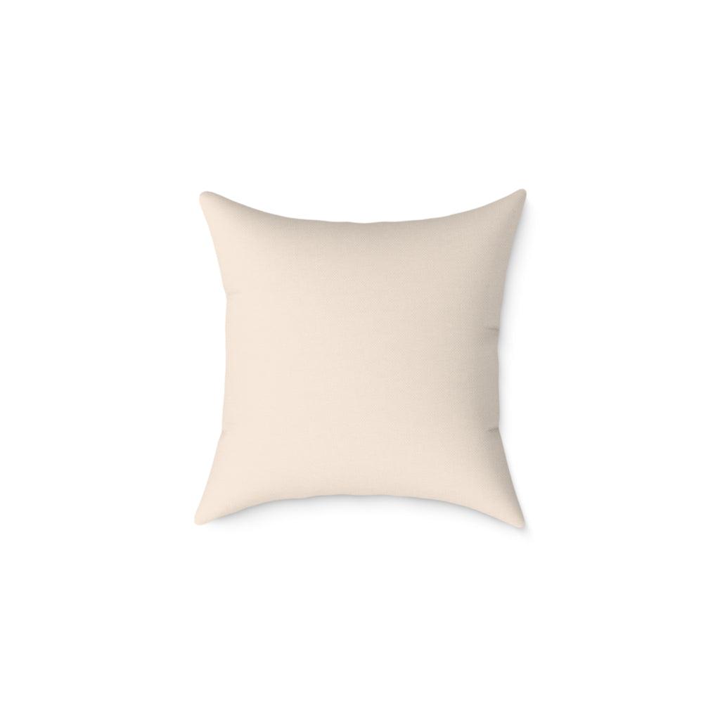 Cream wedding anniversary names and date pillow gift