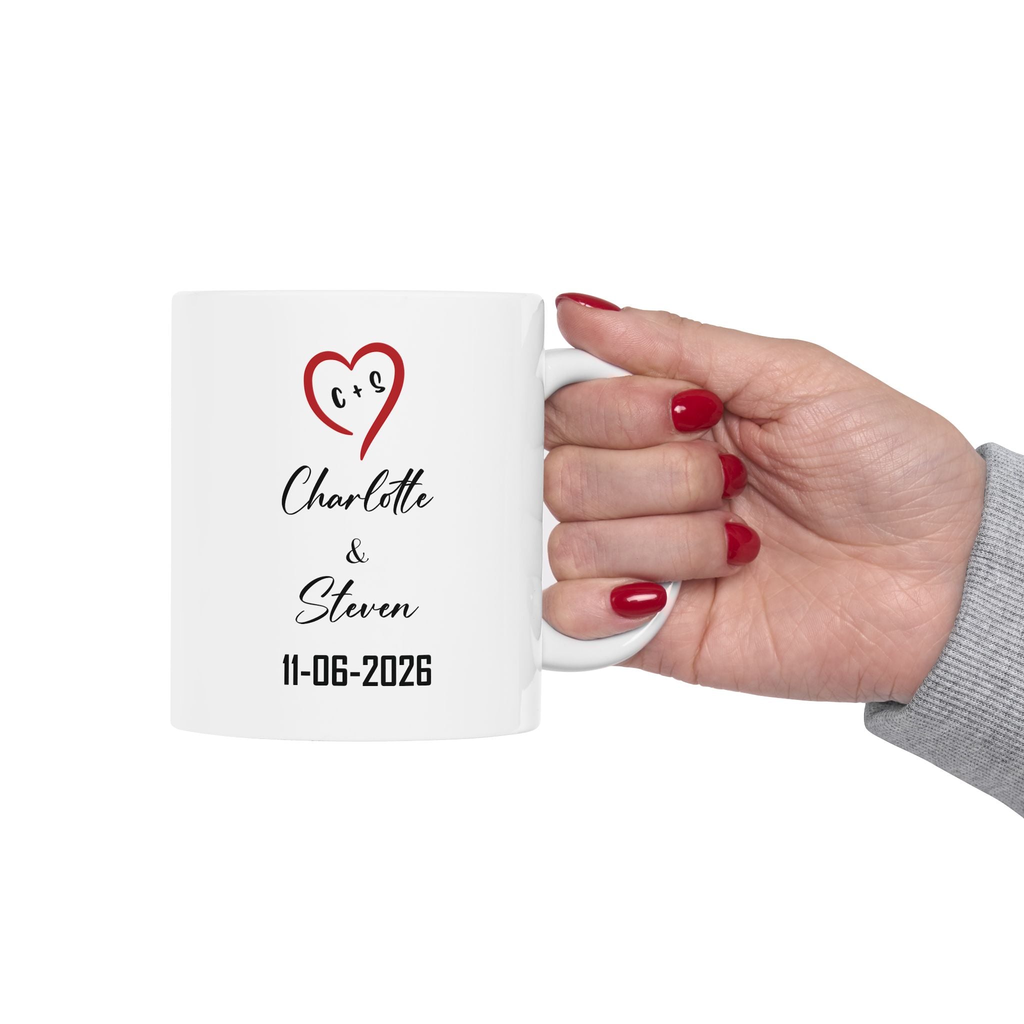 Couple mug as an anniversary gift