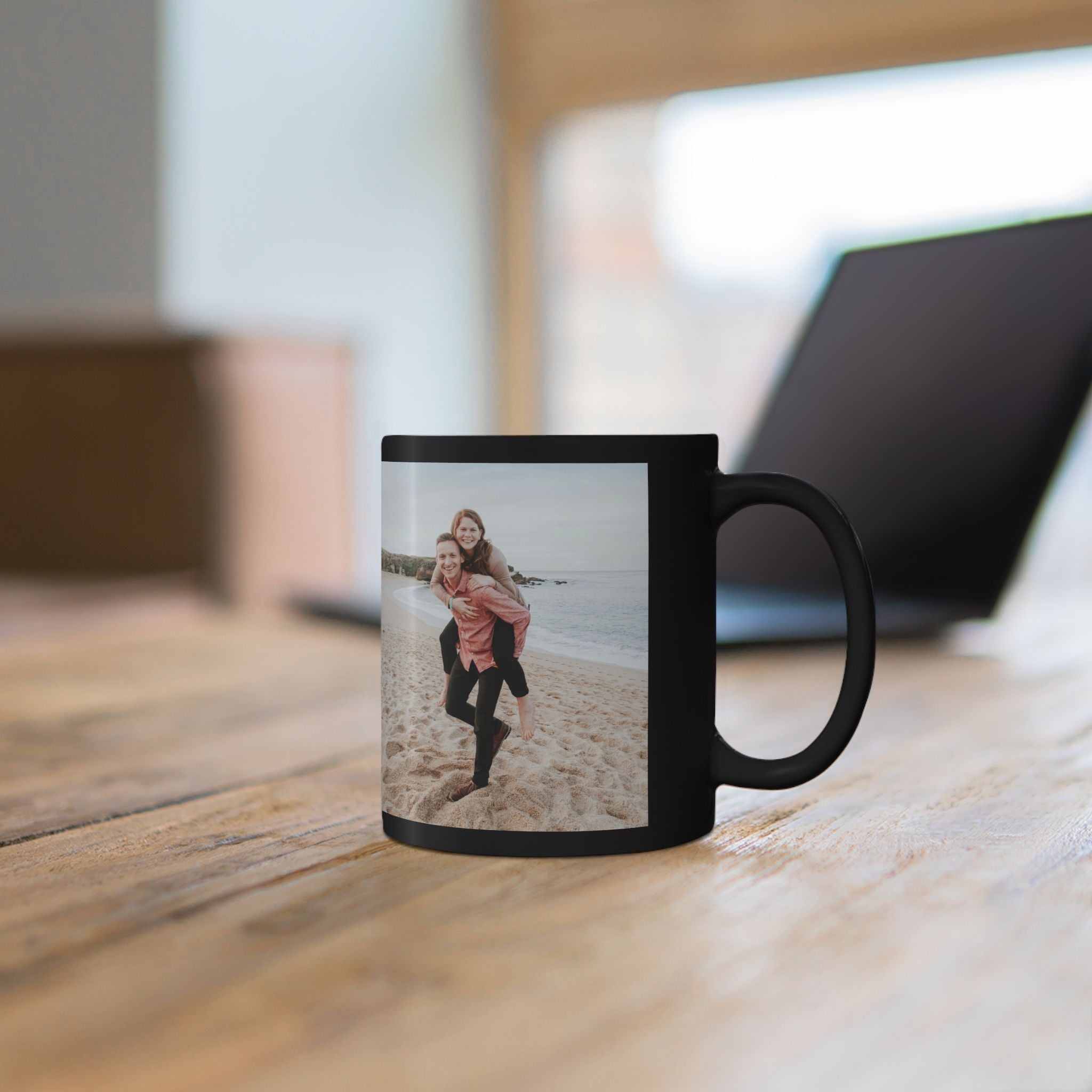 Custom couple photo mug - product mockup