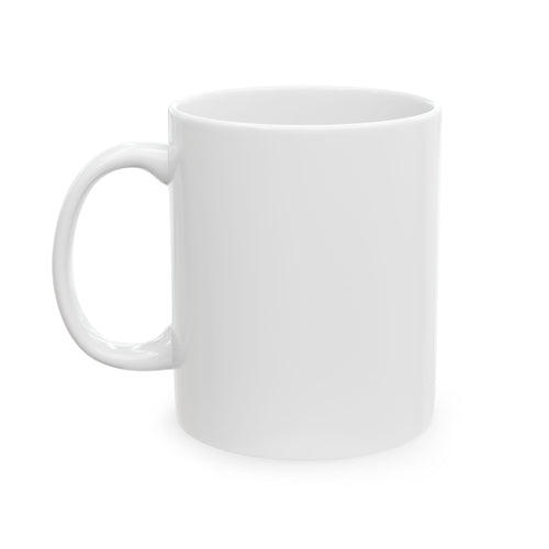 Dog Lives quote custom name mug - name side view