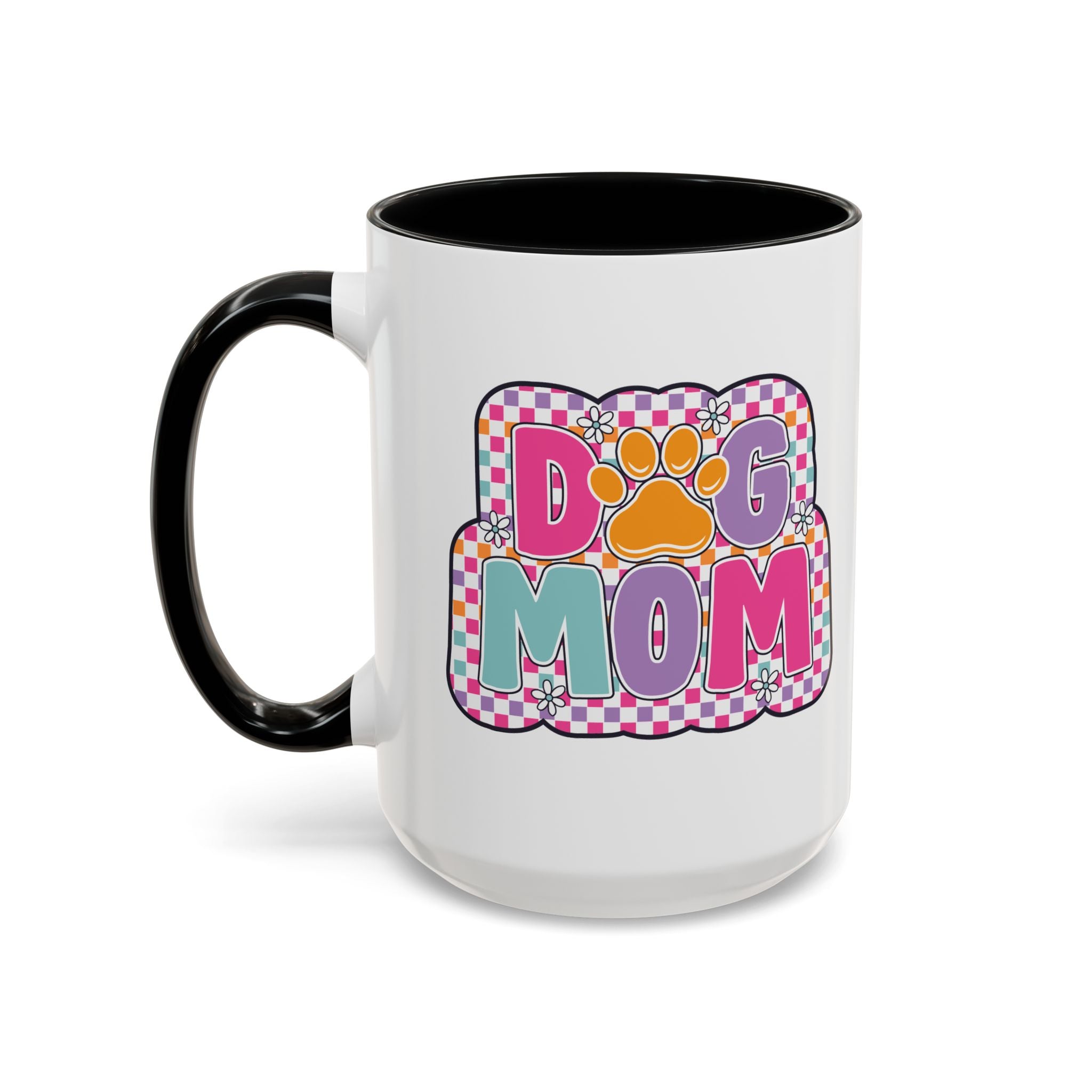 Dog Mom mug held in hand – gift for dog moms