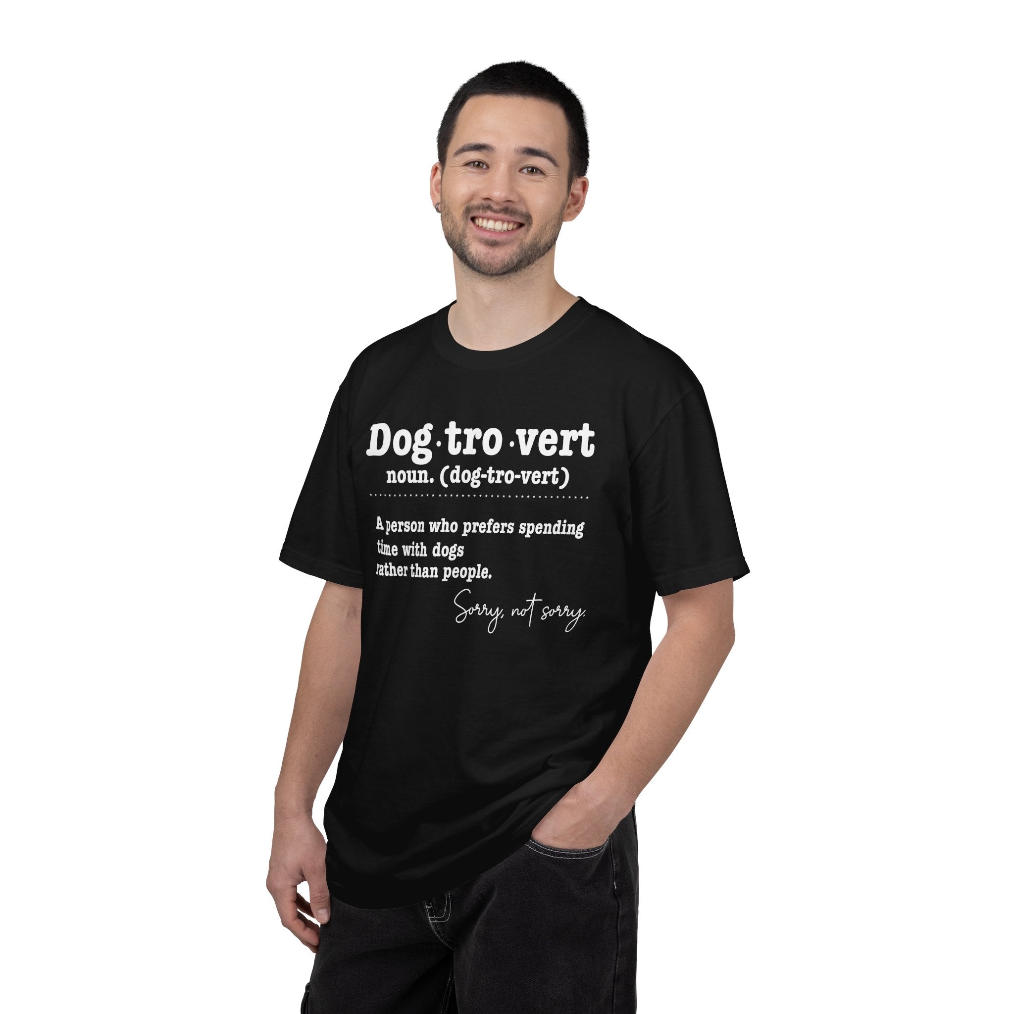 Dogtrovert T-shirt size chart