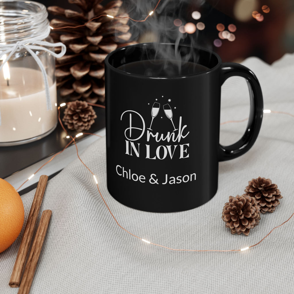 Drunk in Love mug on a kitchen counter – couple gift idea