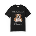 Personalised English Bulldog T-shirt with My Best Friend and custom dog name