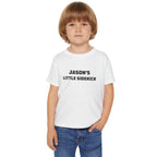 Little Sidekick toddler tee - light blue back view