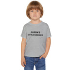 Little Sidekick toddler tee - light pink back view