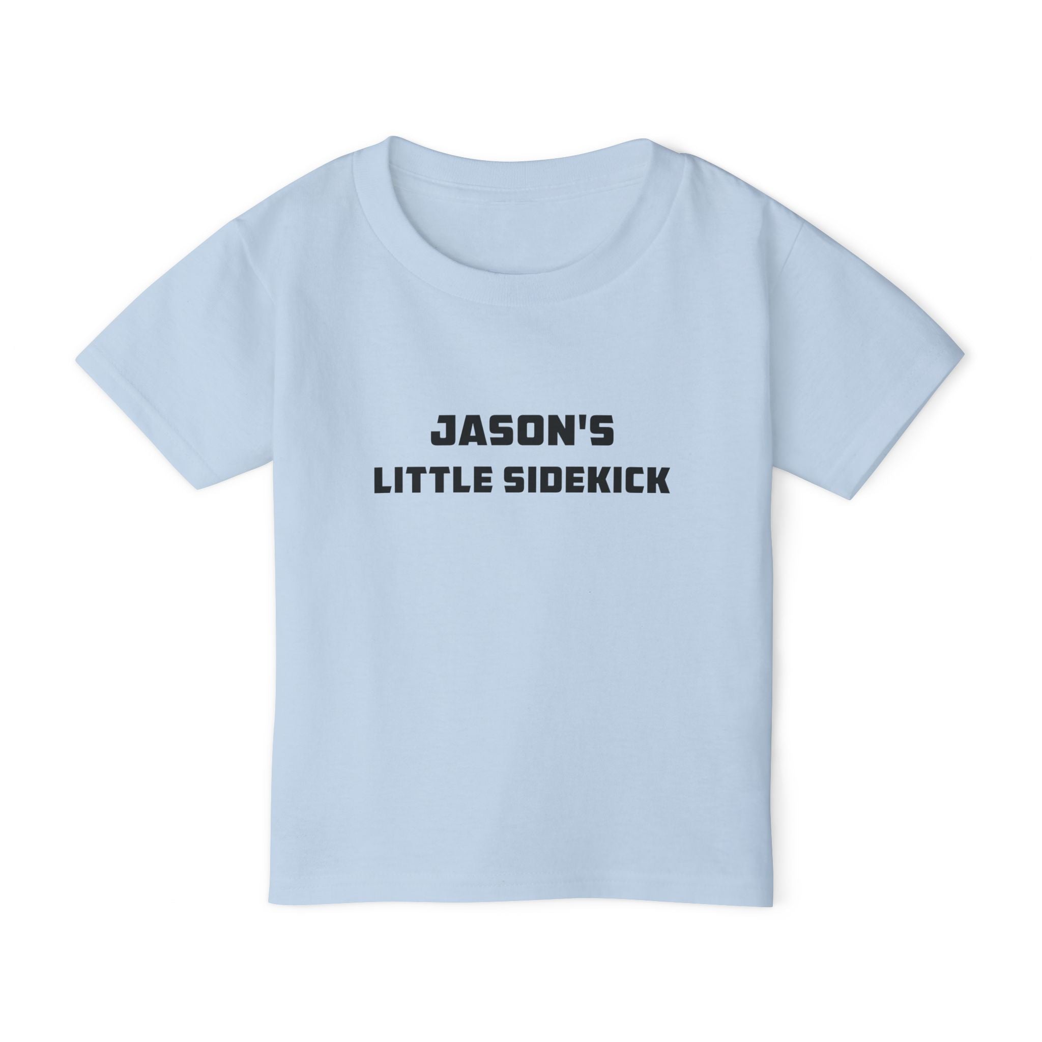 Little Sidekick personalised toddler tee - white colour with custom name