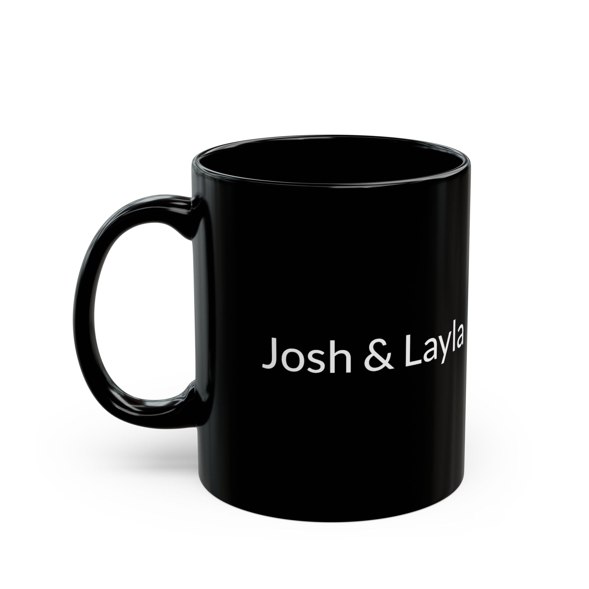 One Swipe Endless Love mug held in hand