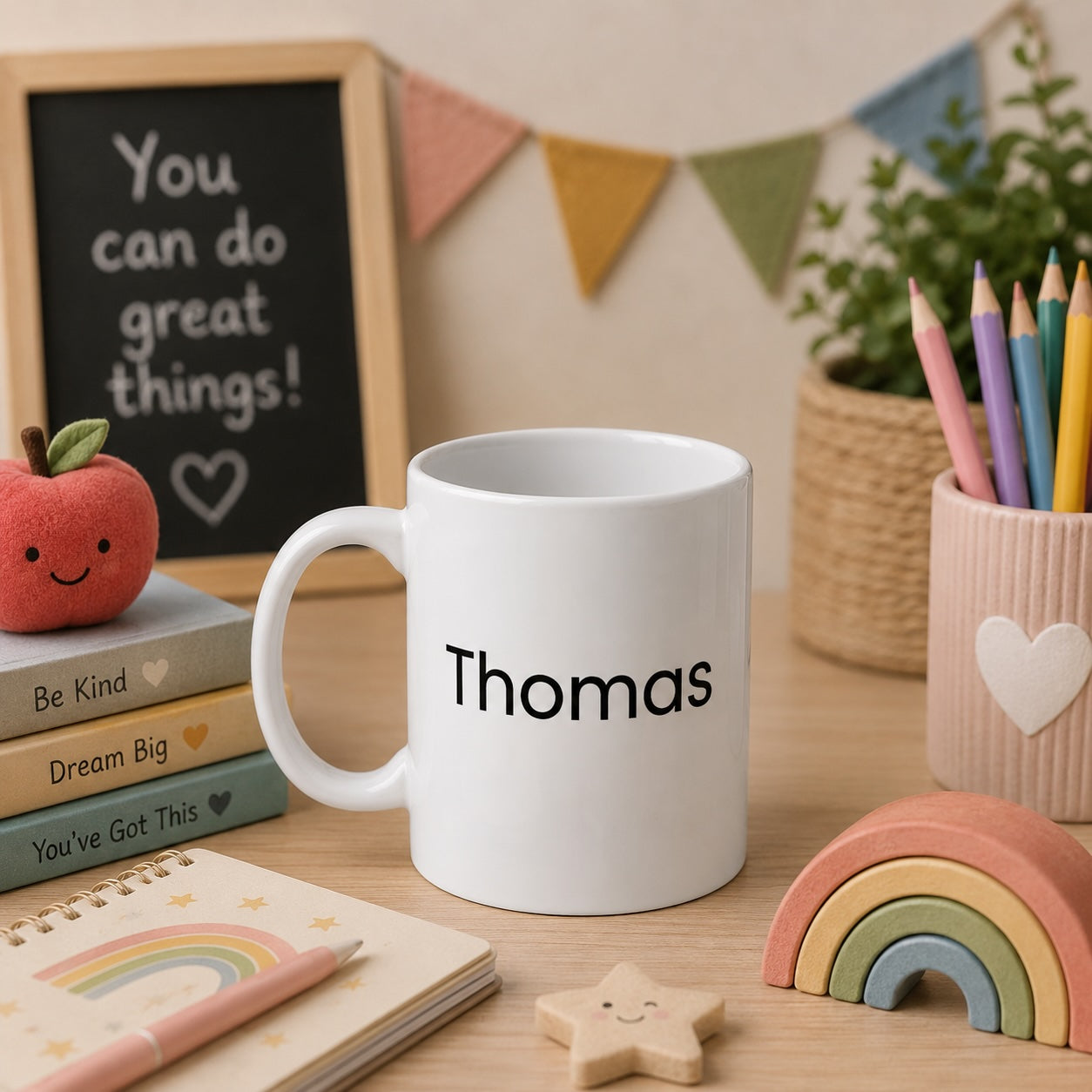 Personalised First Grade Mug – Custom Name Back to School Coffee Mug