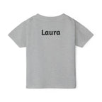 Personalized Bat-titude toddler Halloween t-shirt in black colorway
