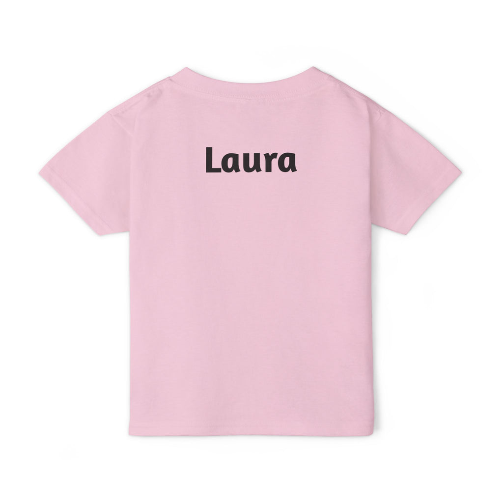 Personalized Bat-titude toddler Halloween t-shirt, additional detail shot