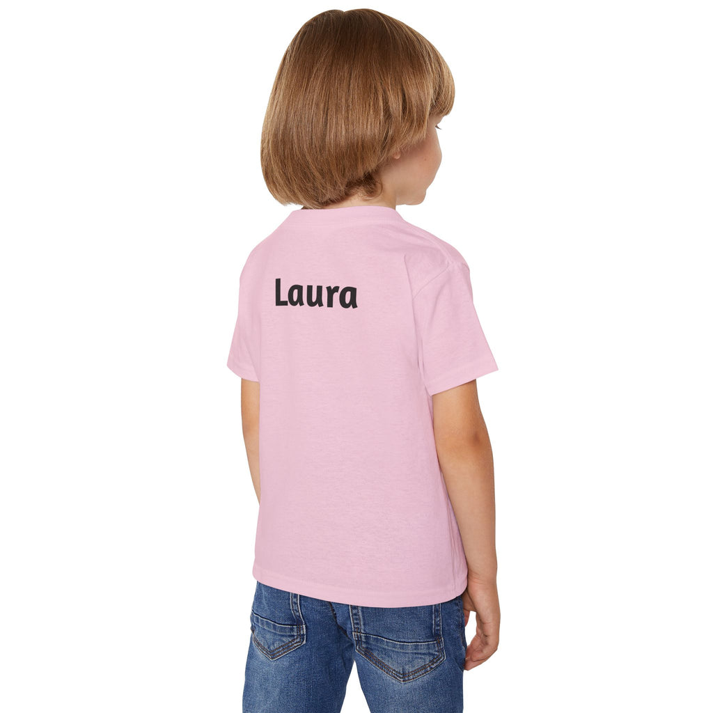 Personalized Bat-titude toddler Halloween t-shirt, additional close-up shot