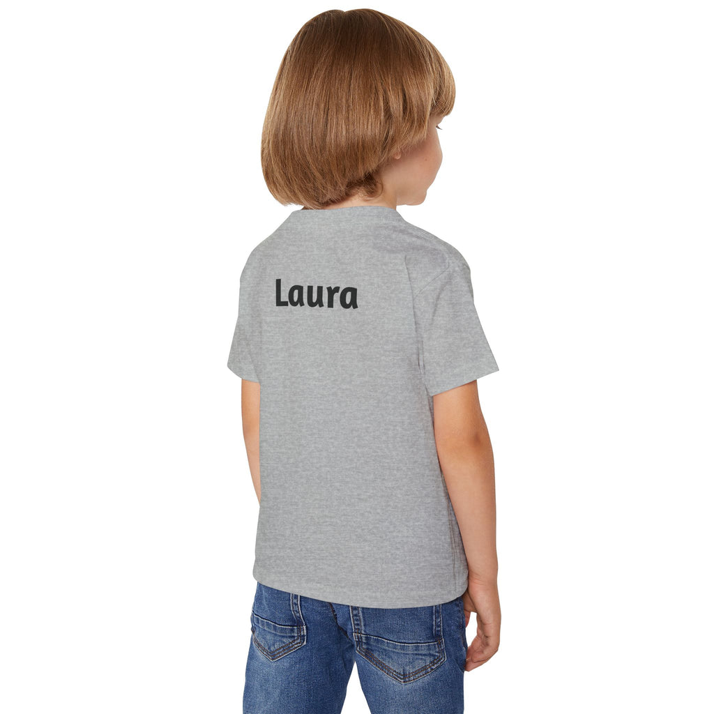 Personalized Bat-titude toddler Halloween t-shirt, close-up of fabric texture