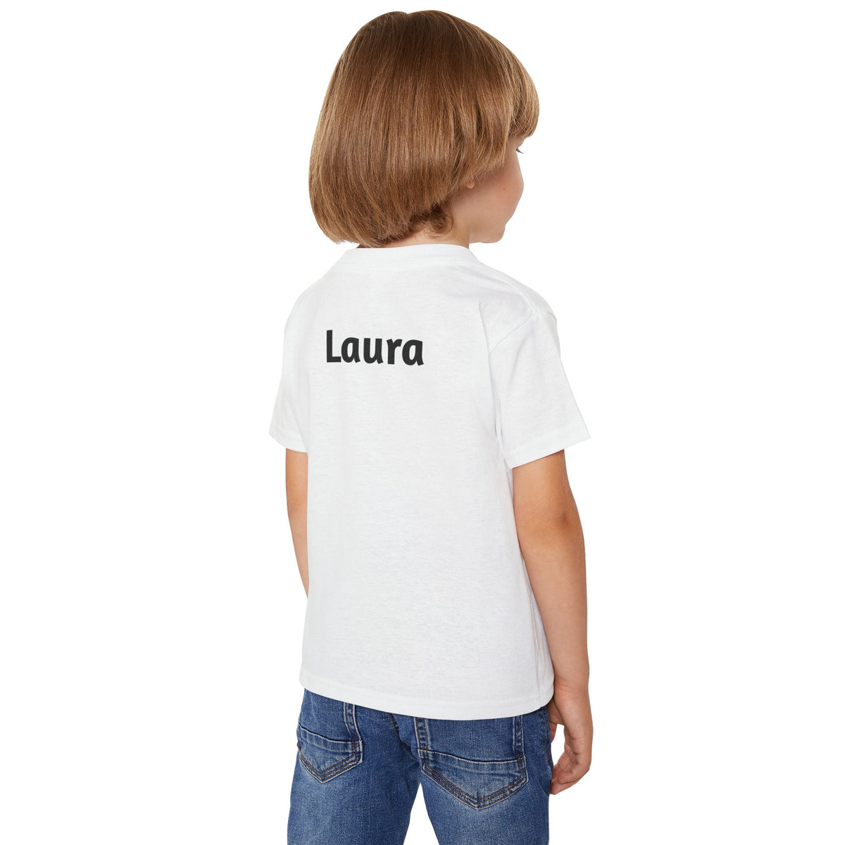 Personalized Bat-titude toddler Halloween t-shirt size chart