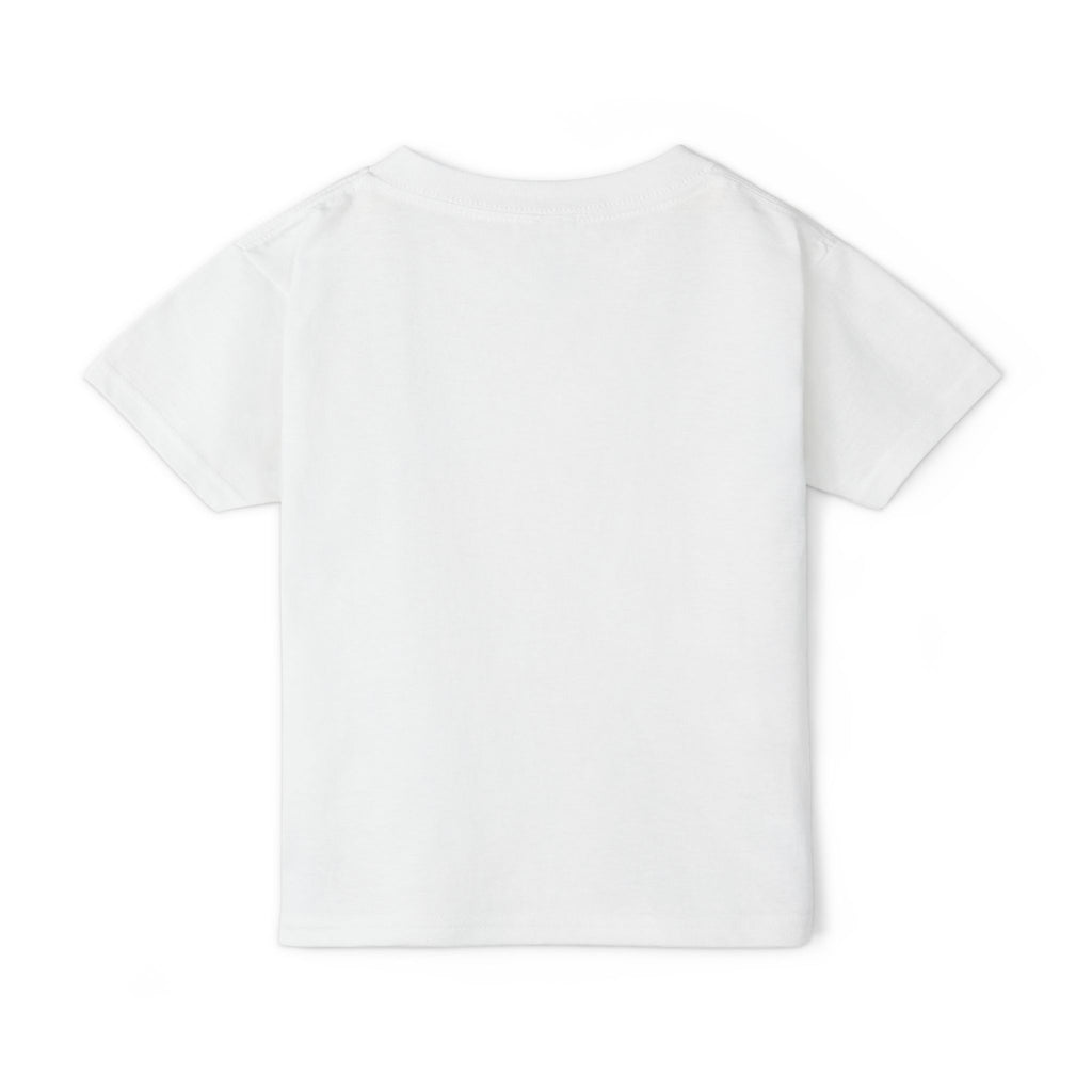 Personalized Boo-p ghost and dog toddler Halloween t-shirt, back view showing plain back