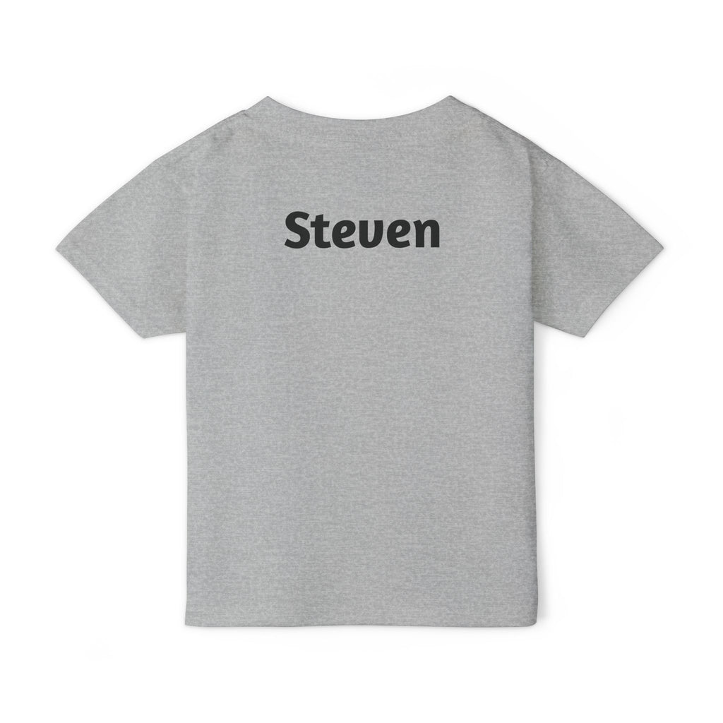 Personalized Chick or Treat Halloween toddler t-shirt, close-up of fabric texture
