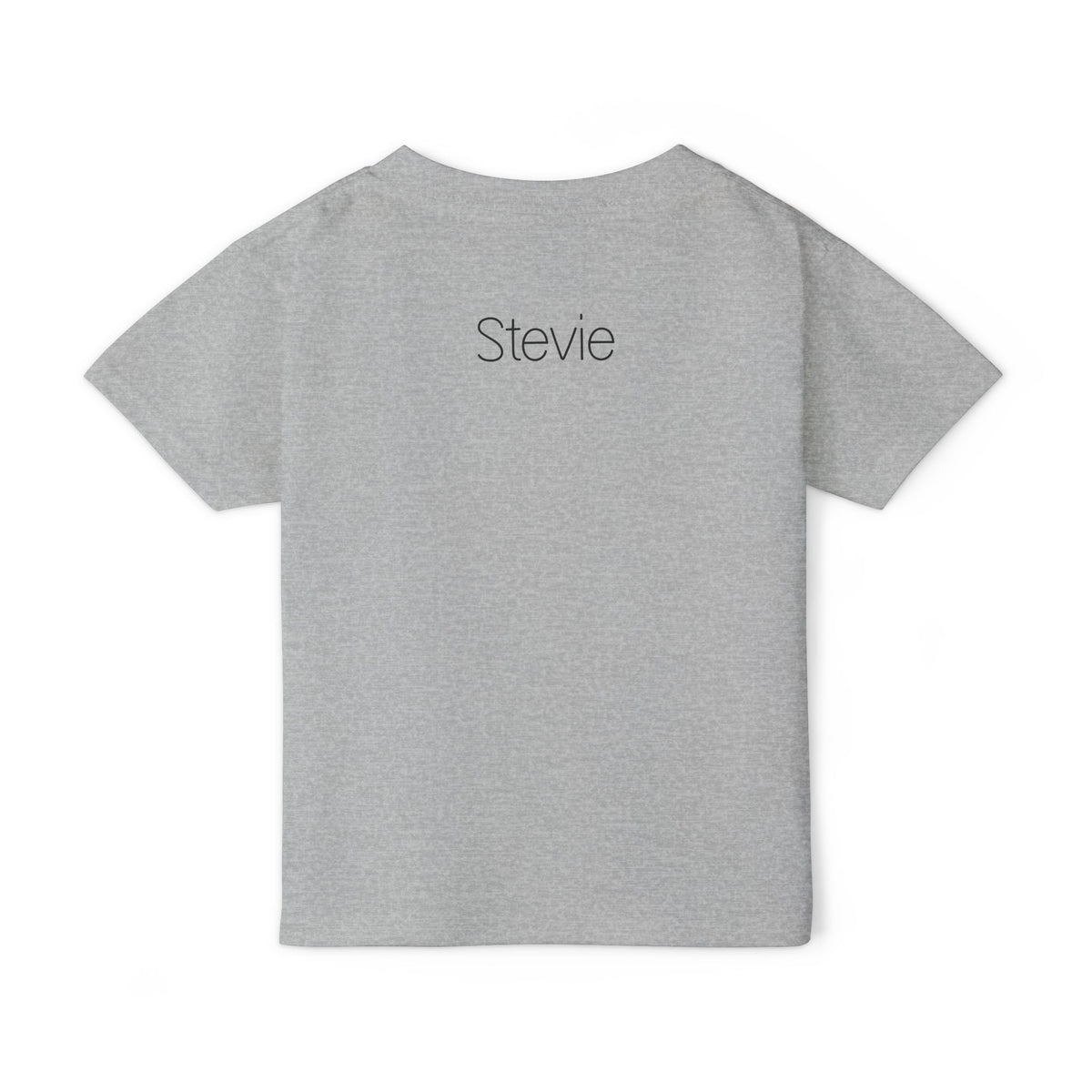 Personalized Stay Spooky toddler Halloween t-shirt in heather grey colorway