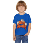 Personalized Stay Spooky toddler Halloween t-shirt, additional lifestyle shot