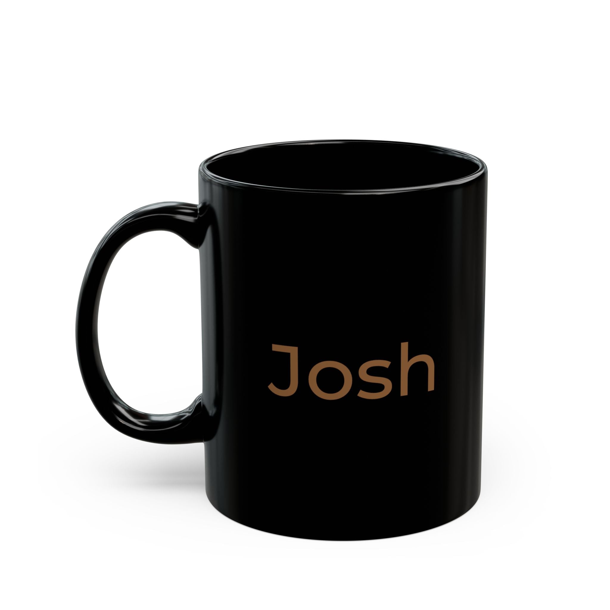 Raiders Boston Hockey black mug - custom name side