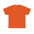 Close-up of personalized EST. year text on Sagittarius zodiac tee
