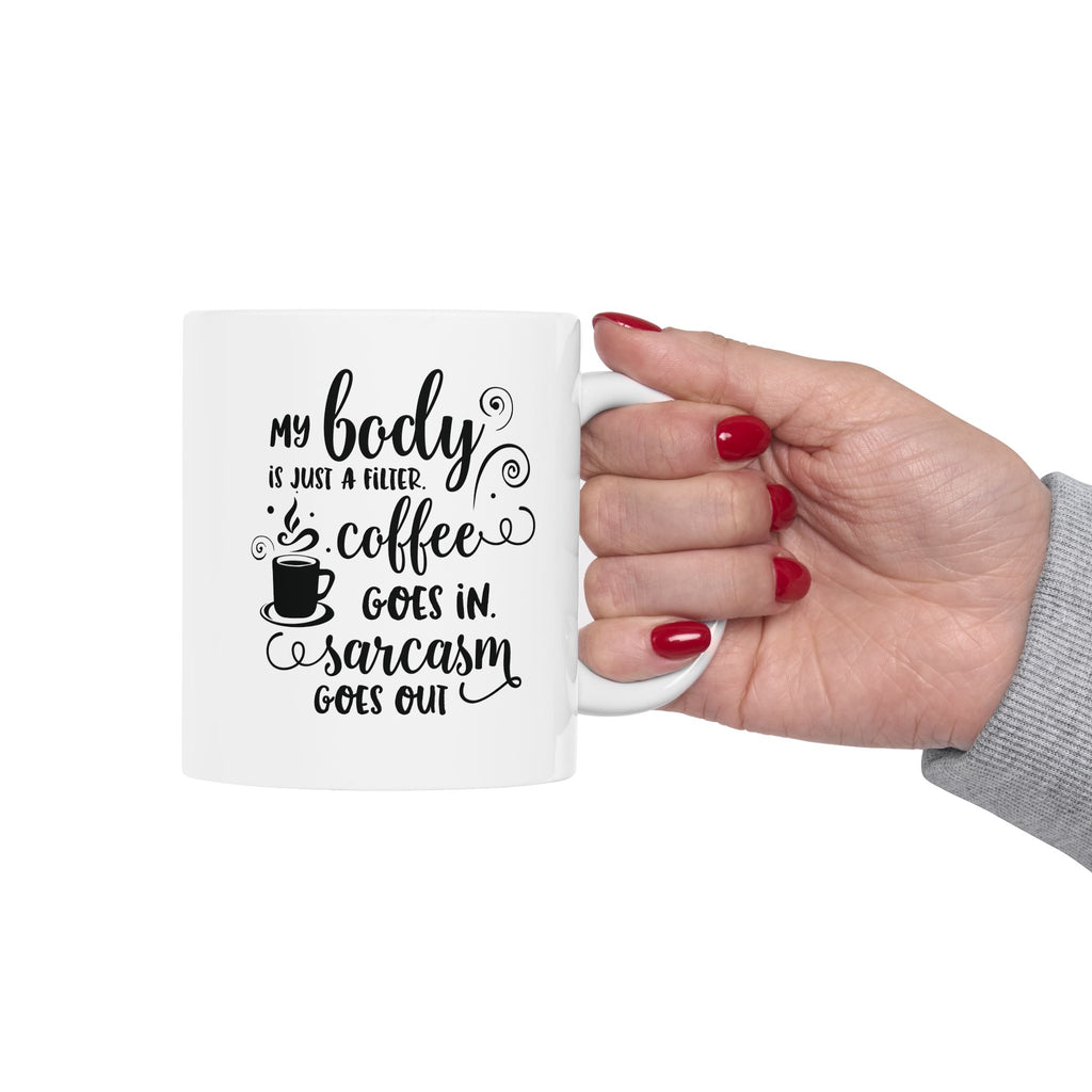 Funny personalised sarcasm mug 11oz size reference