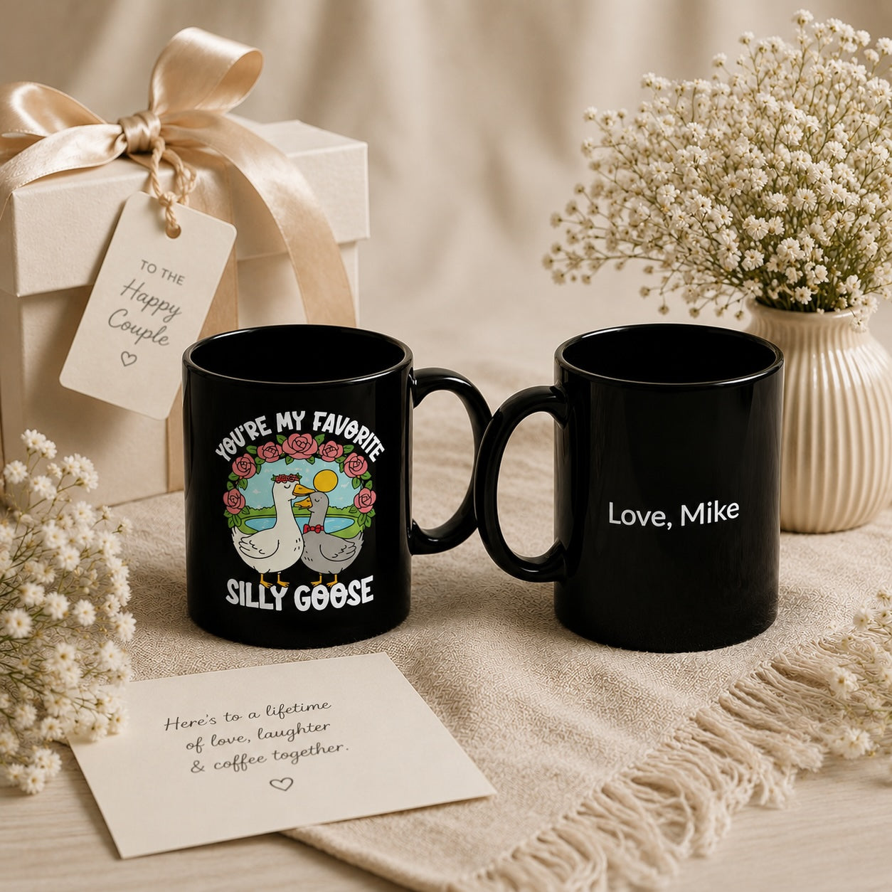 Silly Goose mug held in hand – Valentine's Day gift idea