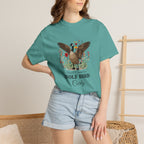 Stupid Canadian Wolf Bird T-shirt - colour variant lifestyle photo