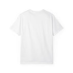 Woman wearing Stupid Canadian Wolf Bird custom name T-shirt - lifestyle photo
